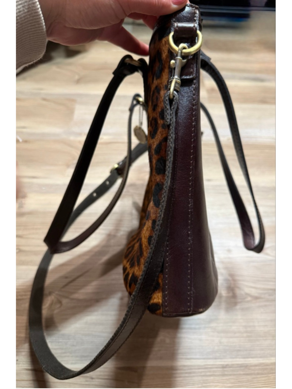 Patricia Nash Leopard Lundy Tote/crossbody - Picture 6 of 10